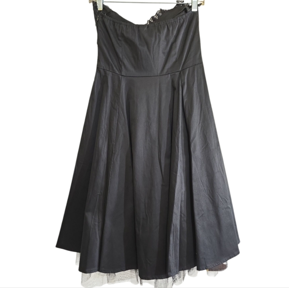 NWT Hearts & Roses UK Bustier Cocktail Dress 50s Pinup Rockabilly Retro Punk - Picture 7 of 11